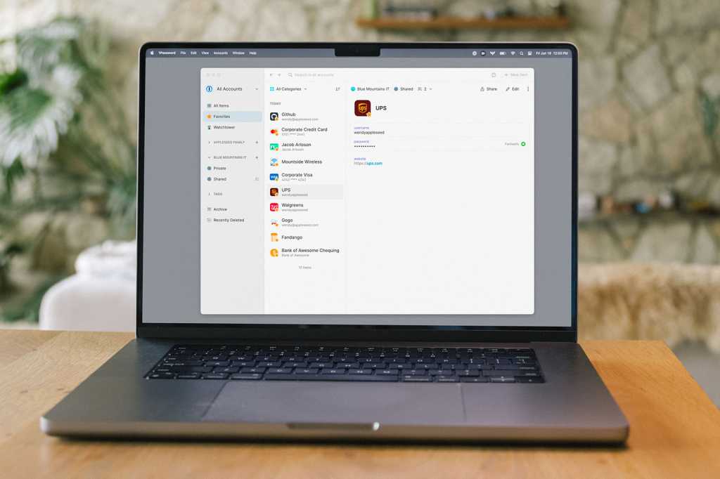 1Password Laptop