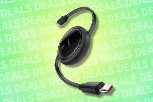 Get this fast 100W retractable USB-C cable for just $10 right now