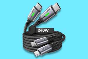Score two 240W USB-C cables for $9