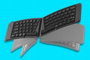 Keychron's new ultra-slim wireless keyboard folds in half