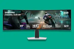 Samsung's 49-inch OLED ultrawide monitor is... $500 off today