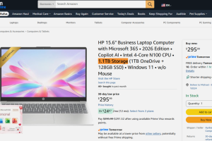 Watch out for this '1.1 TB' laptop scam on Amazon