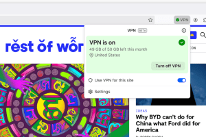 Firefox users now have a free VPN, with some big limits